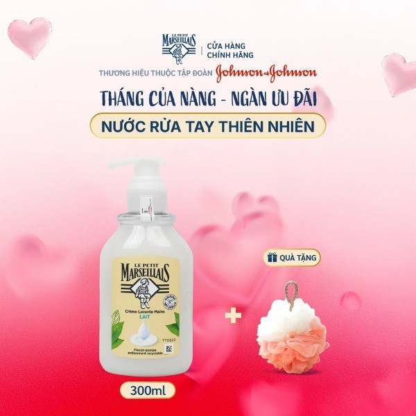 Gel Rửa Tay Hữu Cơ Le Petit Marseillais Thiên Nhiên 98% Dịu Nhẹ Lành Tính Bảo Vệ Da 290ml .