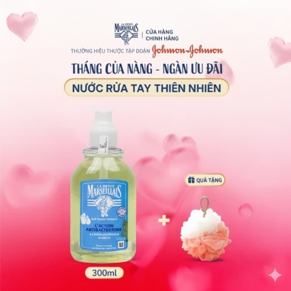 Gel Rửa Tay Hữu Cơ Le Petit Marseillais Thiên Nhiên 98% Dịu Nhẹ Lành Tính Bảo Vệ Da 290ml .