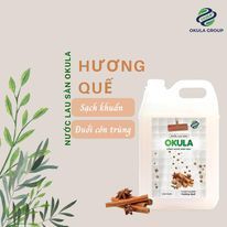 Nước lau sàn OKULA Hương Quế, dung tích 10KG, lau sạch bụi bẩn, khử mùi hiệu quả
