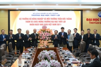 BỘ TRƯỞNG TRẦN ĐỨC THẮNG THĂM VÀ LÀM VIỆC VỚI TRƯỜNG ĐẠI HỌC THỦY LỢI ✨