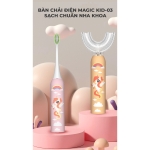 Bàn Chải Điện Trẻ Em Kid-03 – 5 Chế Độ Rung – Lông Siêu Mềm – Hẹn Giờ Thông Minh – Chống Nước IPX7
