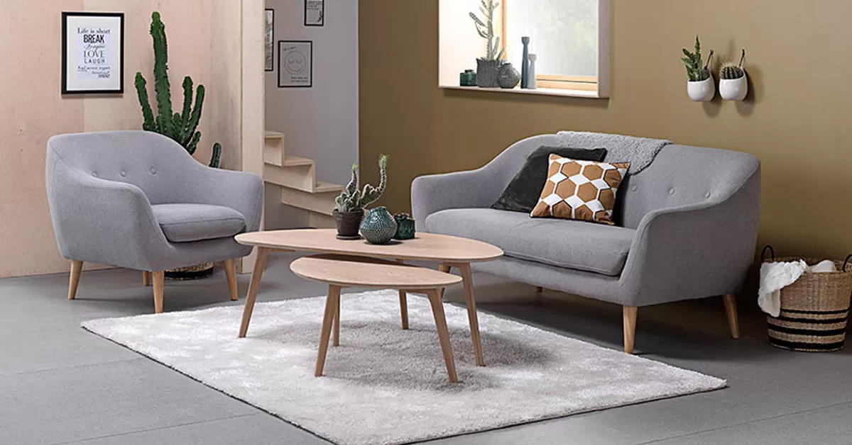 Thảm phòng khách BIRK - Hoàn thiện phong cách nội thất Scandinavian